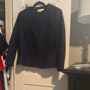 Navy Women's Peplum Jacket